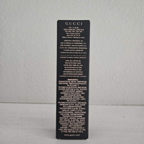 New In Box- Gucci Éternité De Beauté 24H Wear Luminous Matte Foundation- 120N - Picture 3 of 6